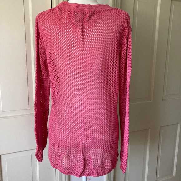 Silk and Cotton Crochet Beach Cover-up - Picture 5 of 7